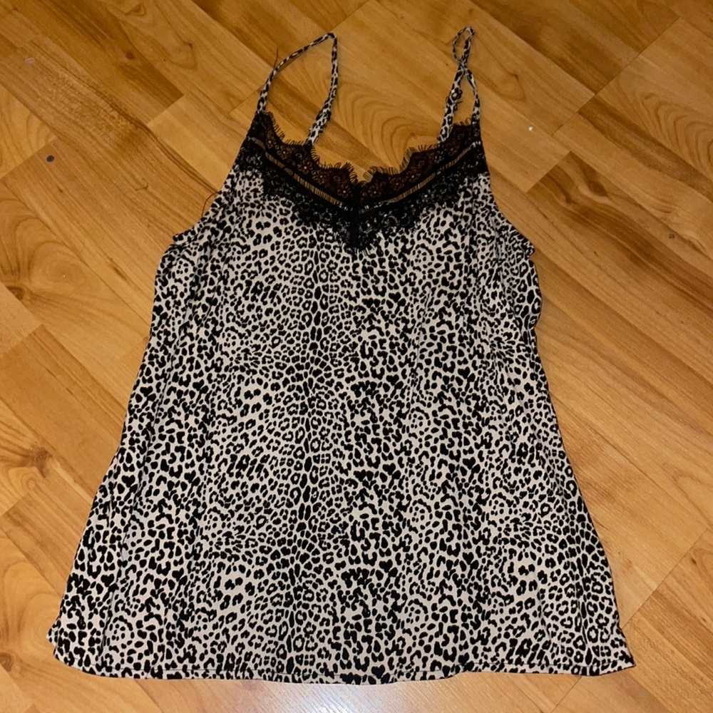 Cheetah Print Tank Top